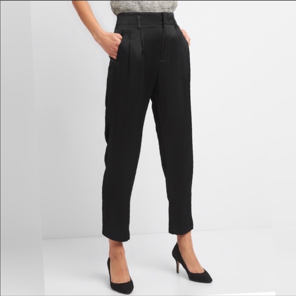 Gap Pleated Satin Trouser